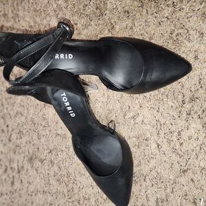 Torrid Black Lucite High Heels